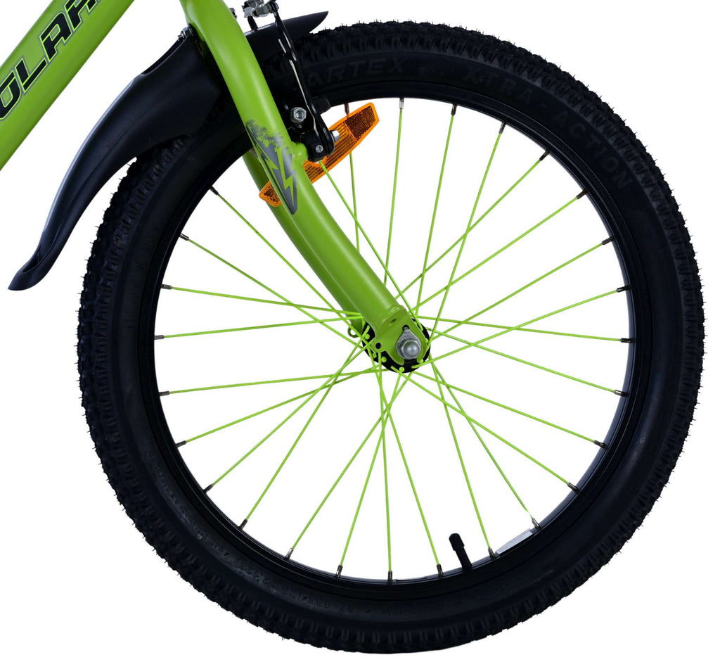 Volare 20 inch fiets rocky remnaaf groen grijs 42010