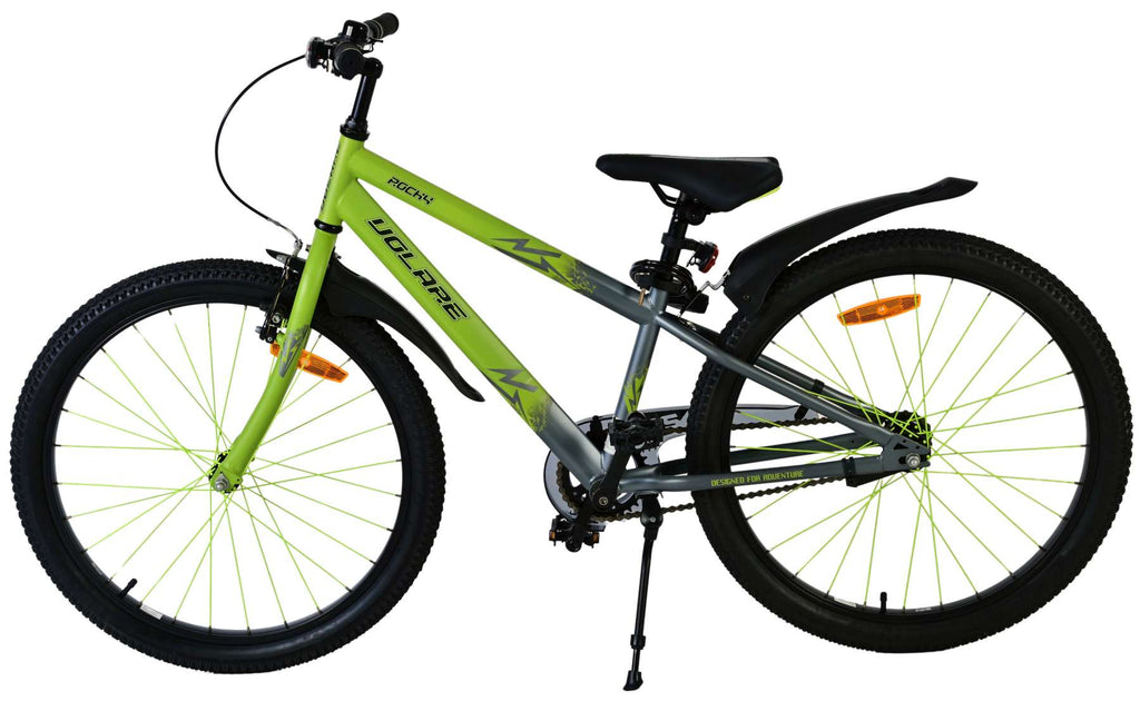 Volare 24 inch fiets rocky remnaaf groen grijs 42410