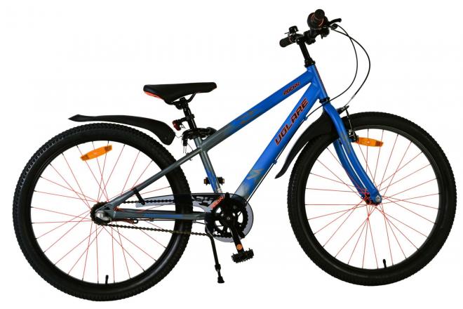 Volare 24 inch fiets rocky 3v remnaaf blauw grijs 42415
