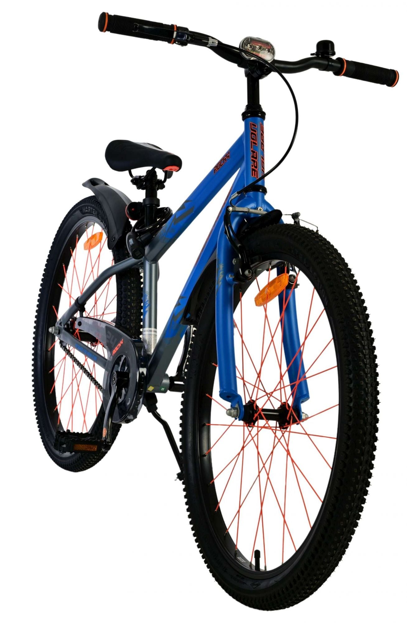 Volare 24 inch fiets rocky remnaaf blauw grijs 42412