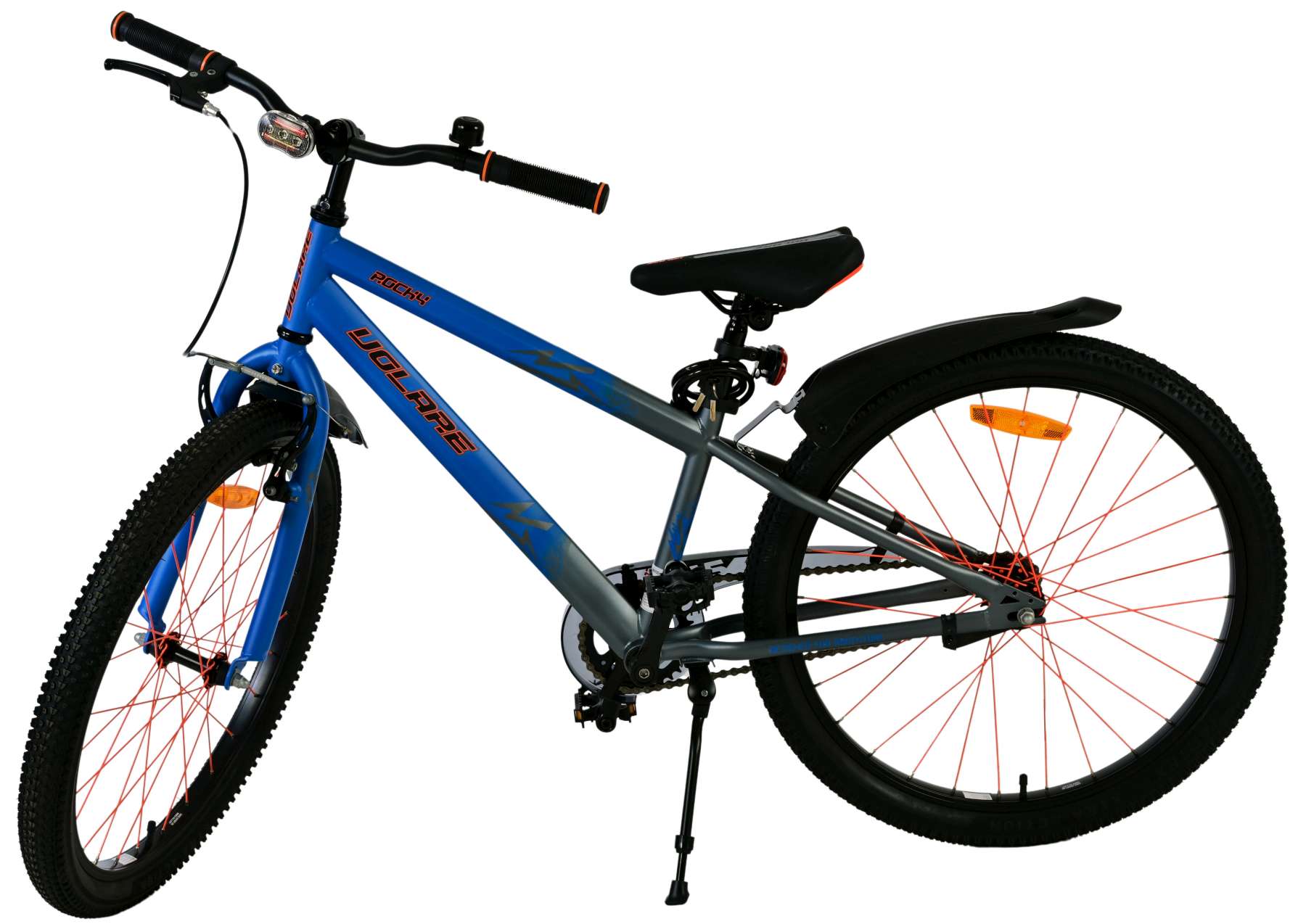 Volare 24 inch fiets rocky remnaaf blauw grijs 42412