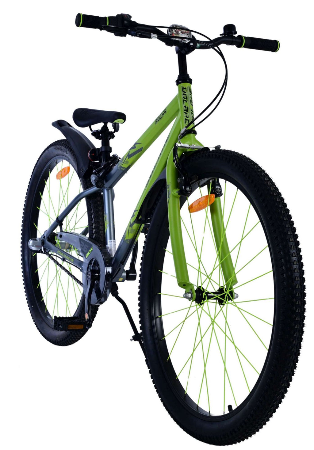 Volare 26 inch fiets rocky 3v remnaaf groen grijs 42622