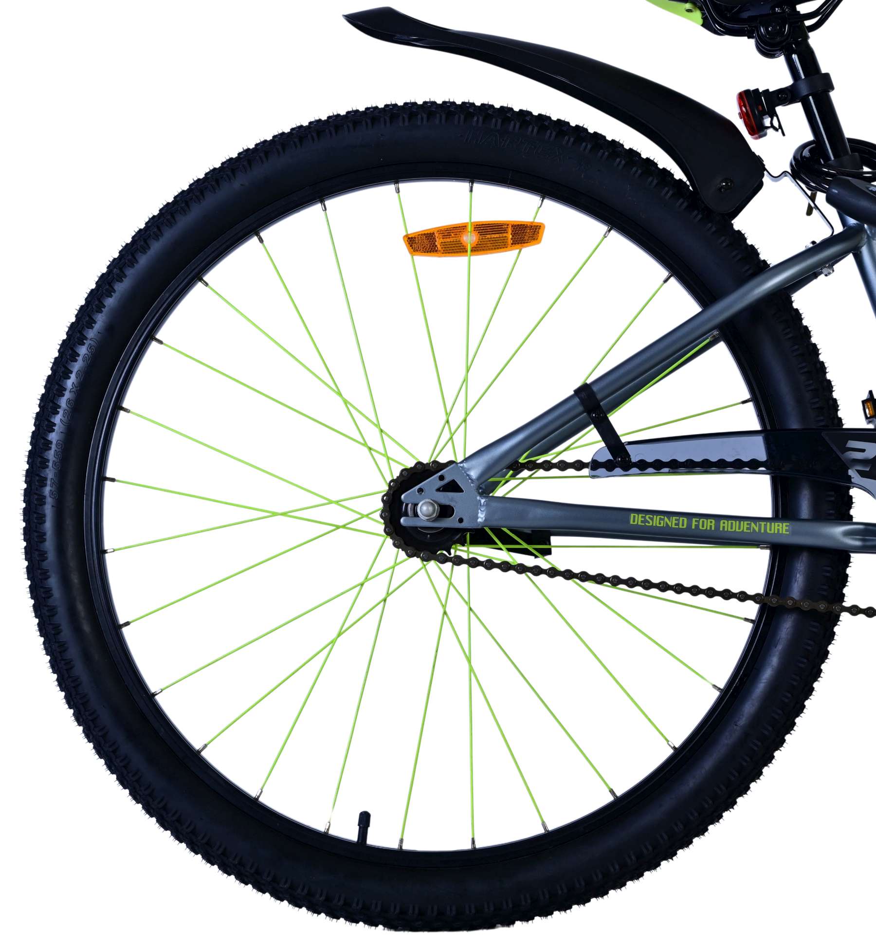 Volare 26 inch fiets rocky remnaaf groen grijs 42620