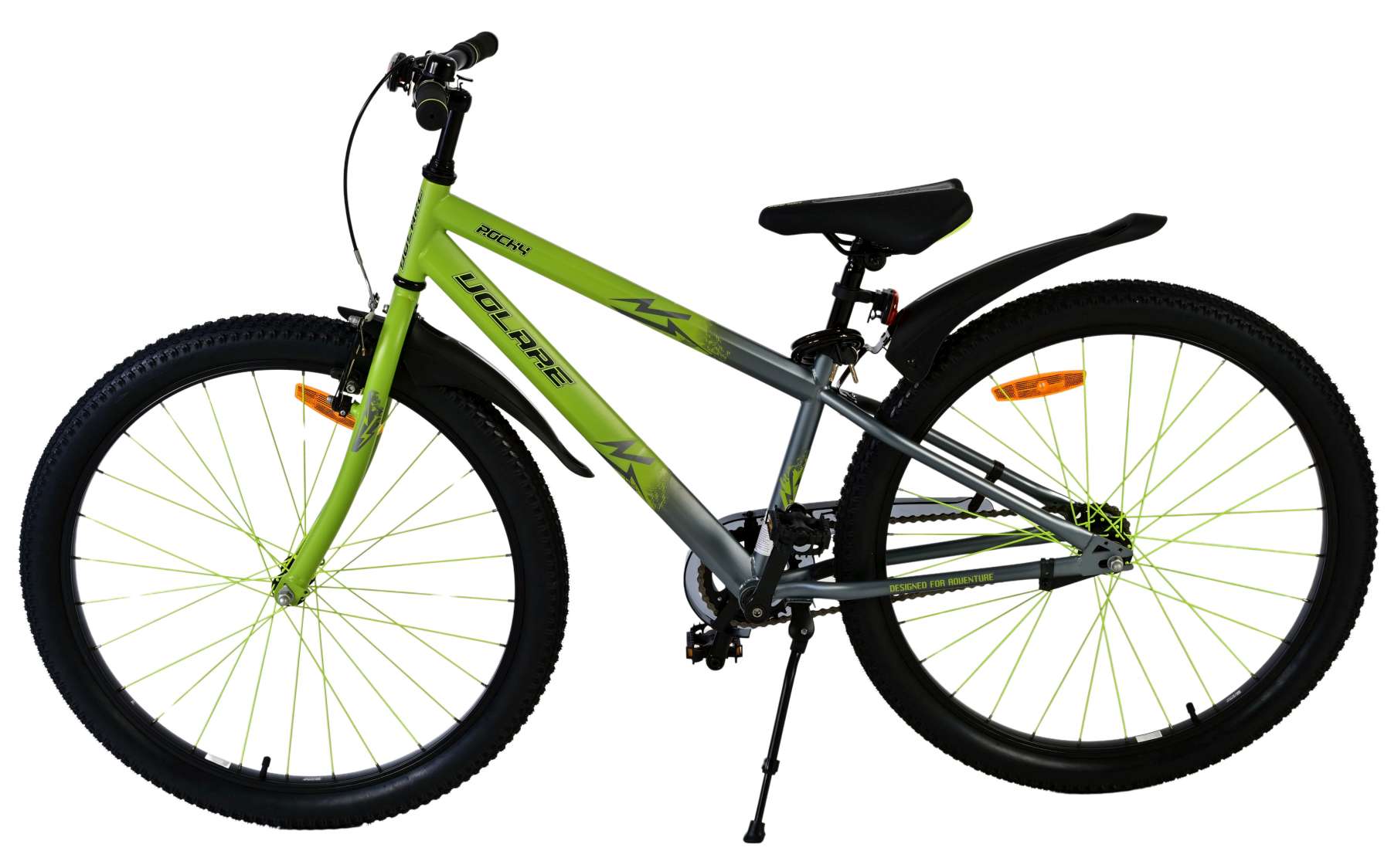 Volare 26 inch fiets rocky remnaaf groen grijs 42620