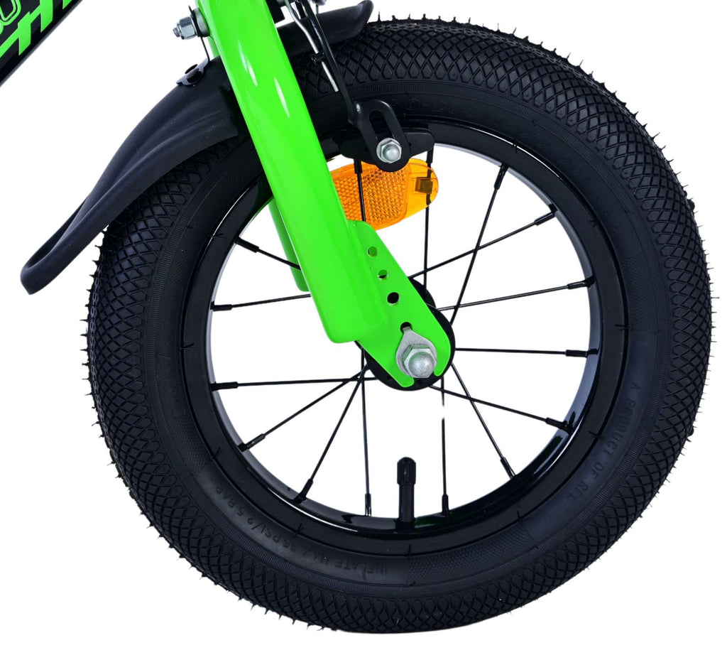Volare sportivo kinderfiets - jongens - 12 inch - groen zwart
