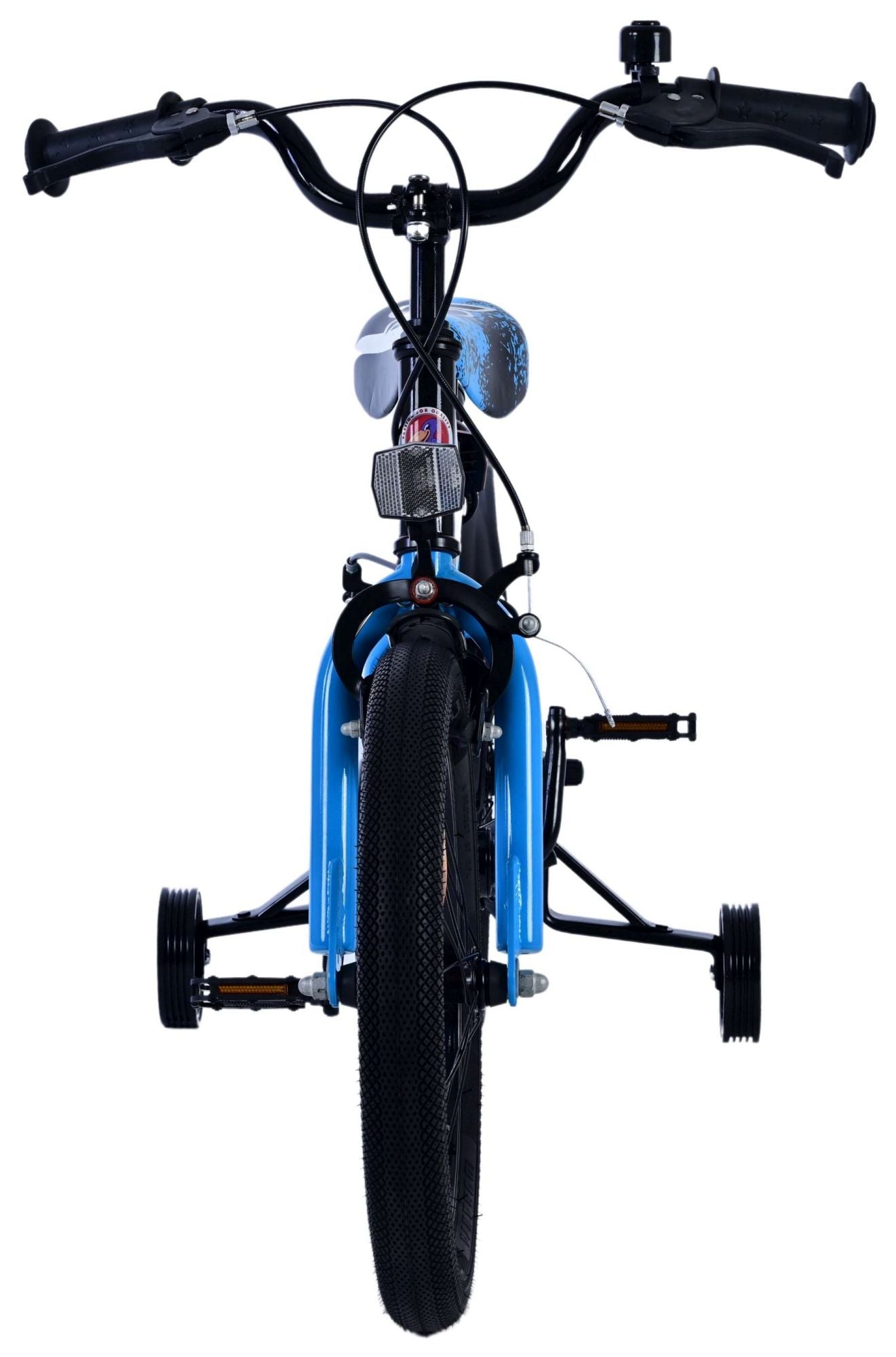 Volare sportivo kinderfiets - jongens - 16 inch - blauw zwart - twee handremmen