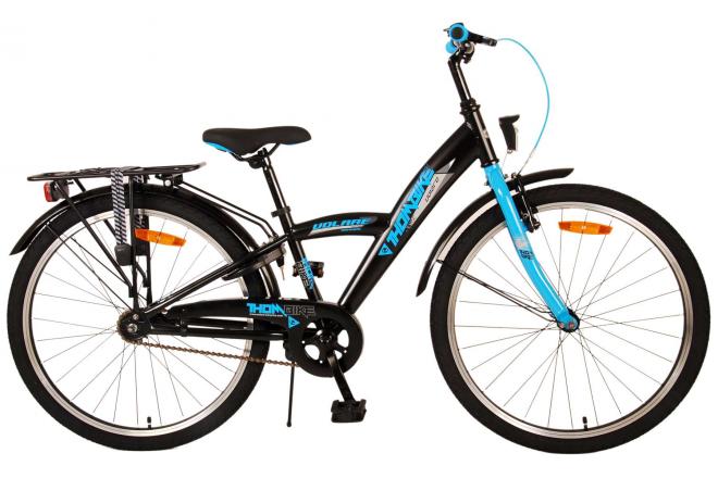 Volare Thombike Kinderfahrrad – Jungen – 24 Zoll – Schwarz/Blau