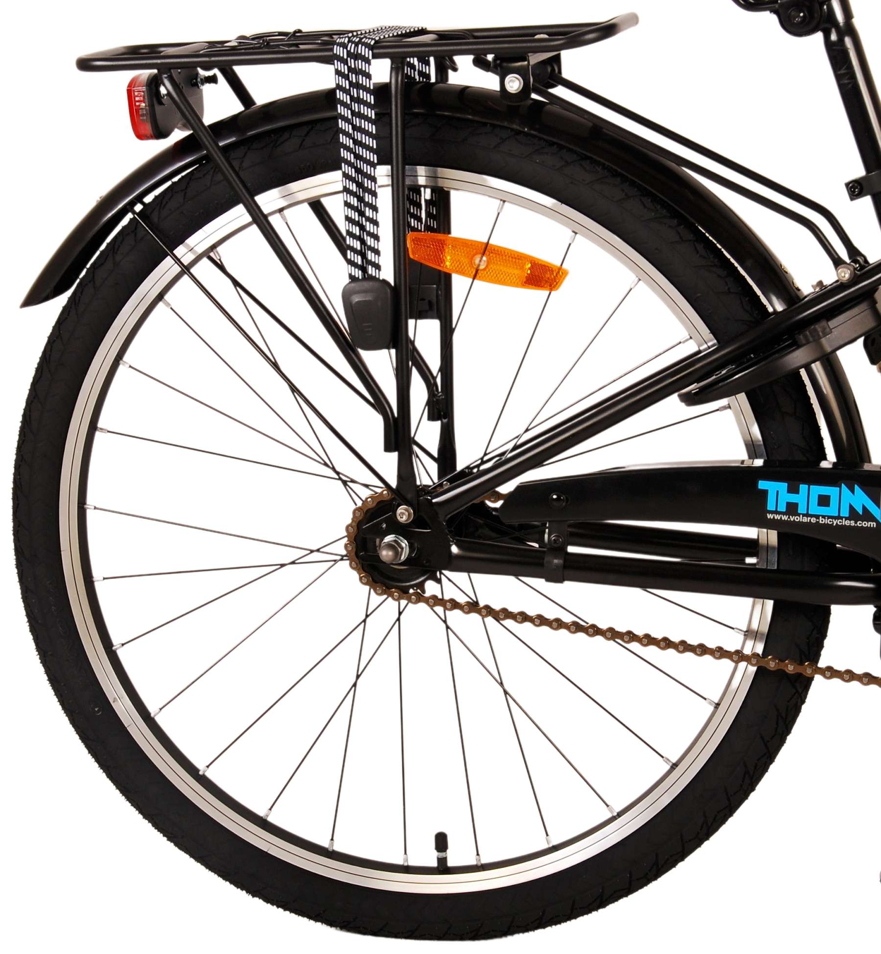 Volare Thombike Kinderfahrrad – Jungen – 24 Zoll – Schwarz/Blau