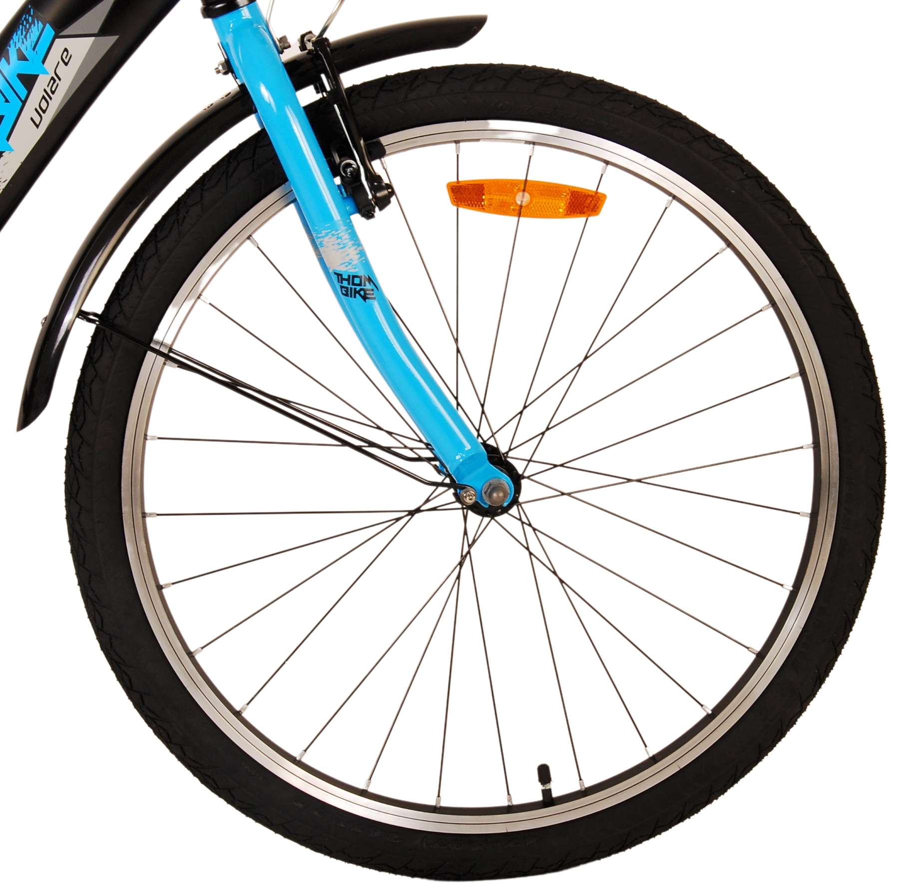 Volare Thombike Kinderfahrrad – Jungen – 24 Zoll – Schwarz/Blau