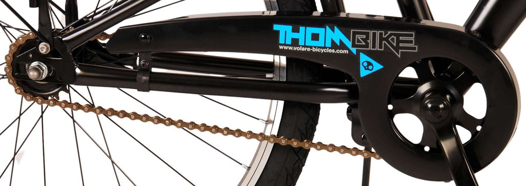 Volare Thombike Kinderfahrrad – Jungen – 24 Zoll – Schwarz/Blau