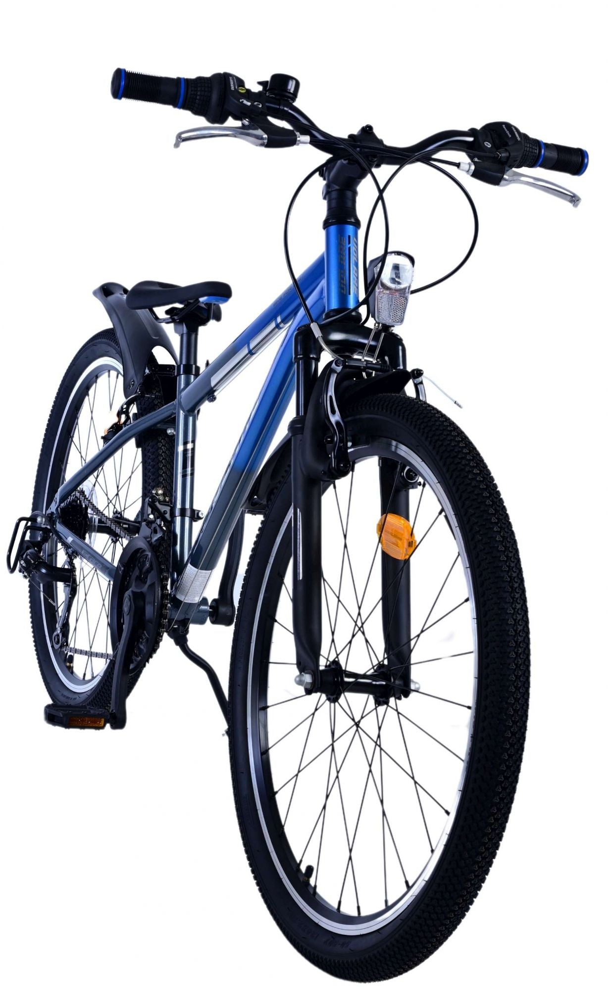 Volare xc race kinderfiets - 24 inch - 21 speed - blauw grijs