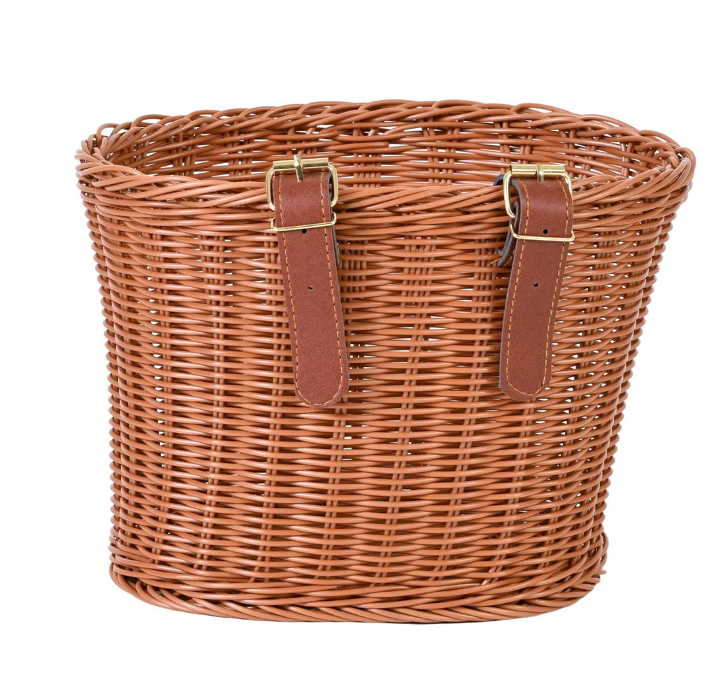 Volare rieten mandje middel met riempjes voor 16-20 inch