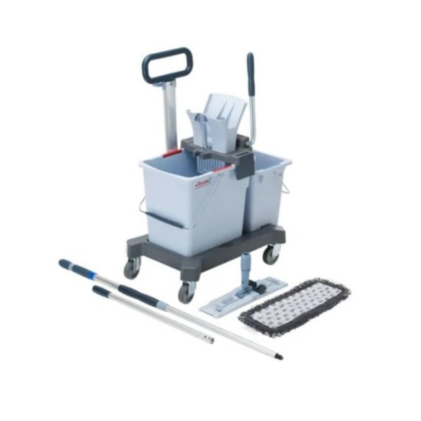 Vileda ultraspeed starterkit met plaat en mop inclusief telescoopsteel