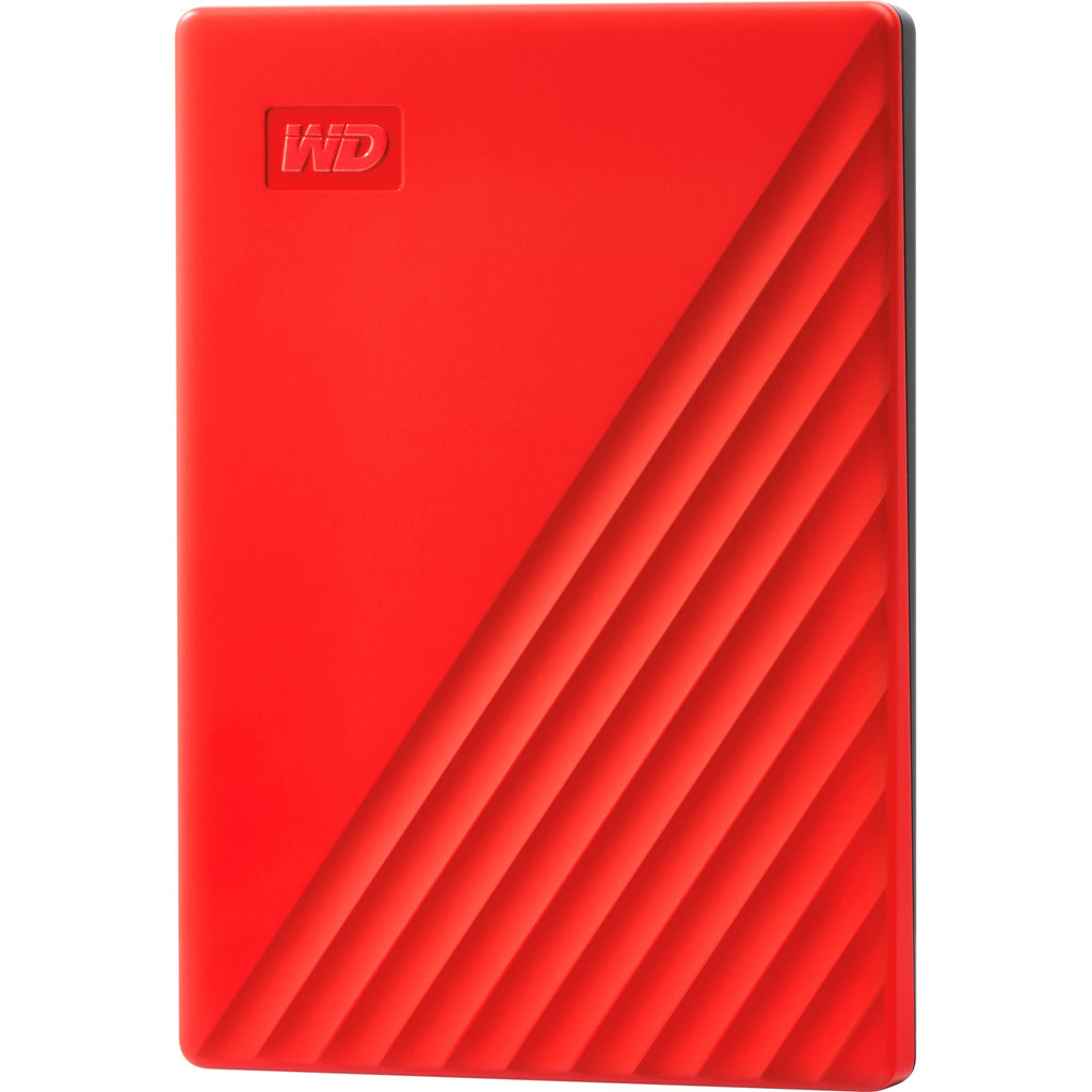 Externe draagbare harde schijf wd my passport 2 tb rood
