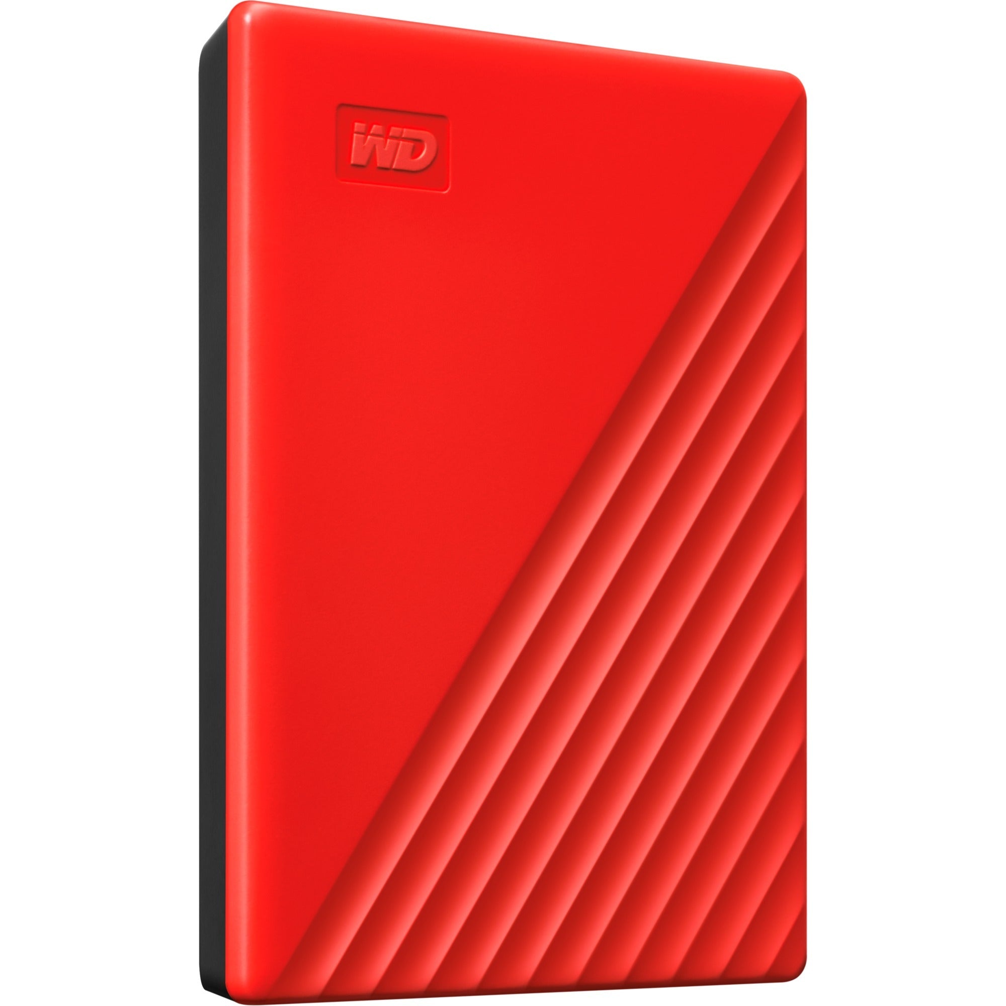 Externe draagbare harde schijf wd my passport 2 tb rood