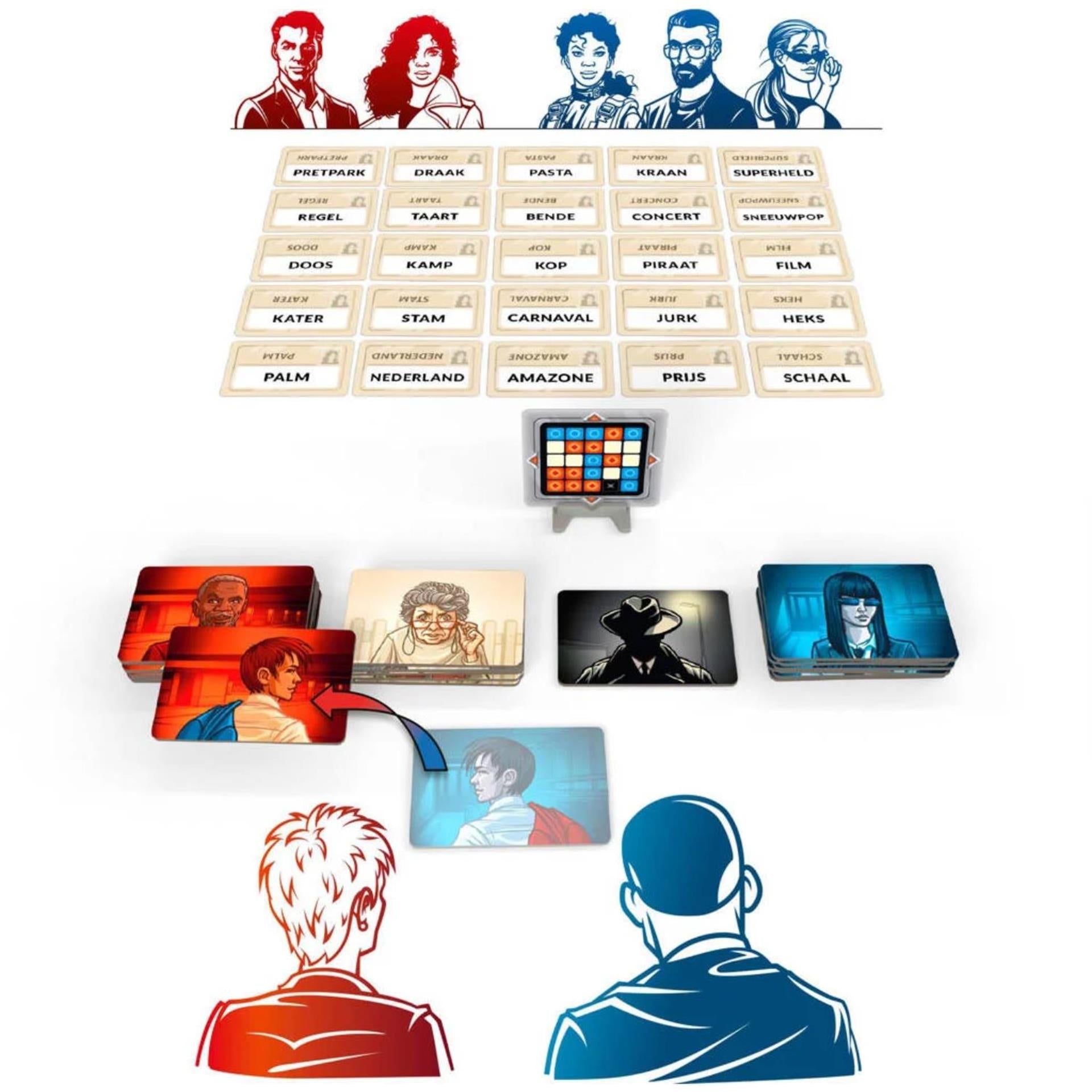 Neue Illustrationen zu Codenames von White Goblin Games