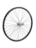 Hinterrad 28 Zoll, 622 schwarze Shimano-Bremsnabe, 13 Speichen