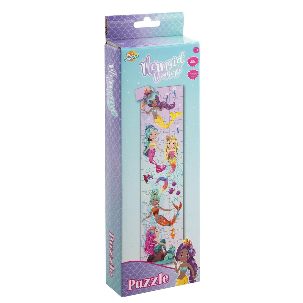 Toy universe puzzel hout long 48pcs 25x9x4cm 4ass