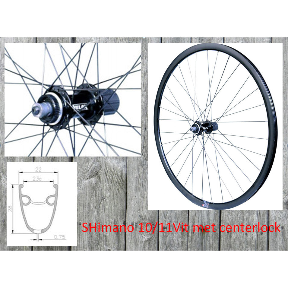 Velox Hinterrad 28 11V QR Hybrid Gravel Disc CL 135mm
