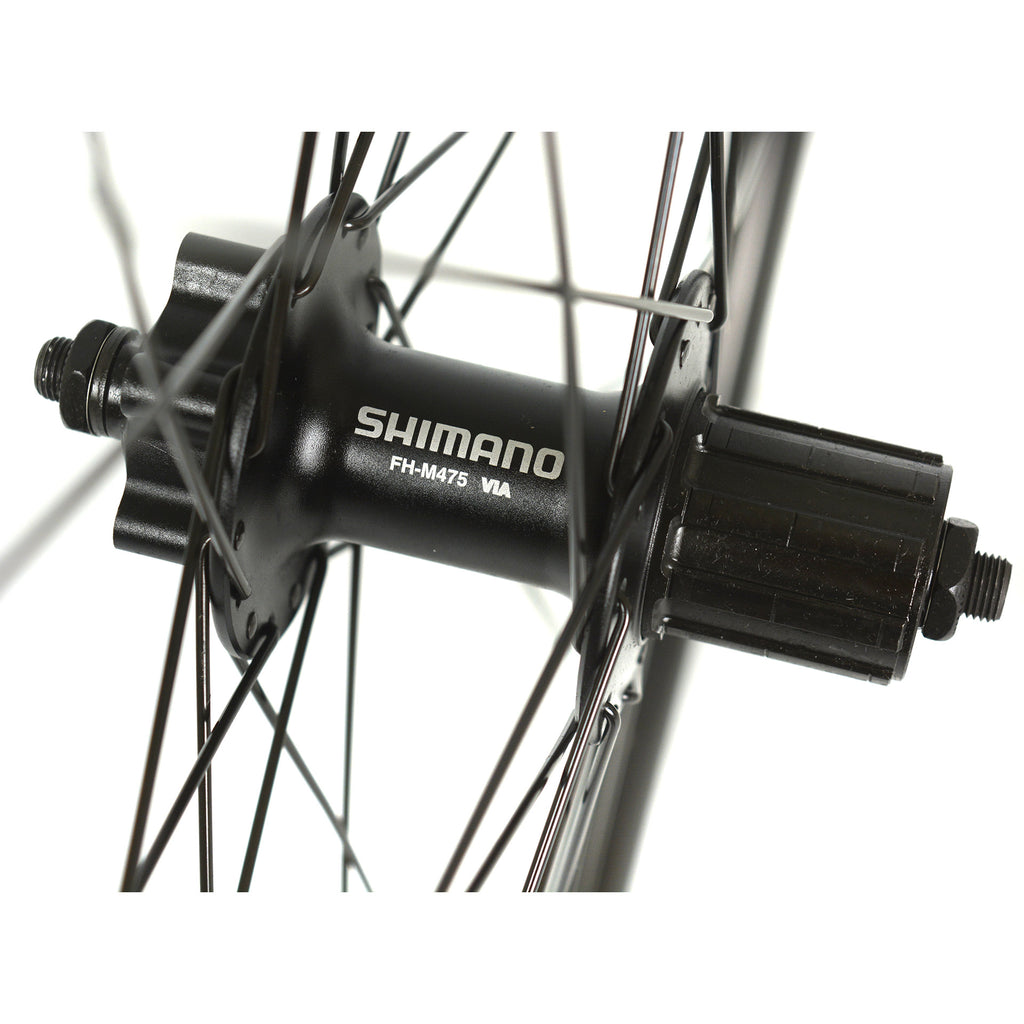 Velox achterwiel 28 gravel 19 shimano m475 disc 135mm qr