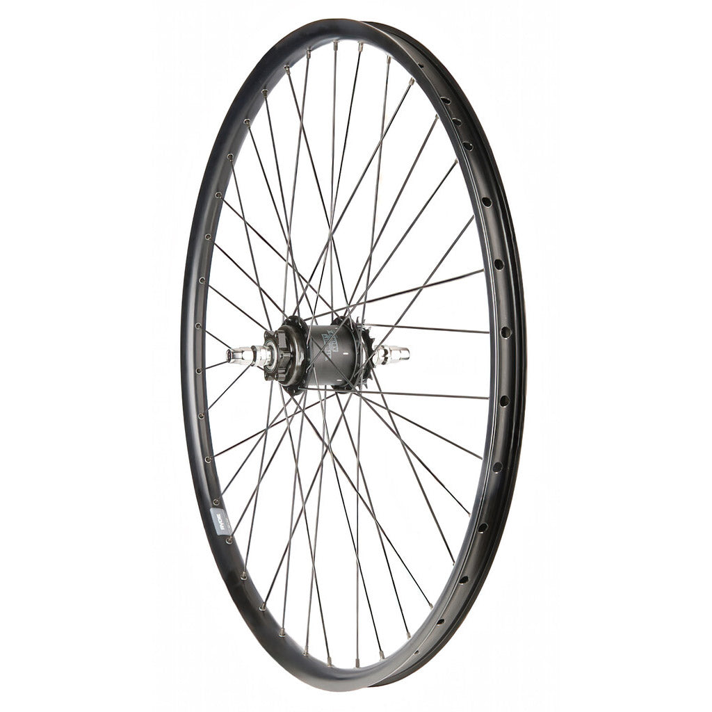 Roland achterwiel 28 sa a2k 2-speed rival26 zwart rvs spk