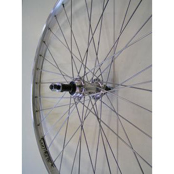 Hinterrad 26 Zoll (559-21) Bauer Alu Felge Silber