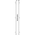 Sapim spaak 14-224 x-strong rvs zonder nippel (100st)