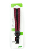 Widek Triobinder Öse mit Haken 24+2x12mm schwarz bordeaux