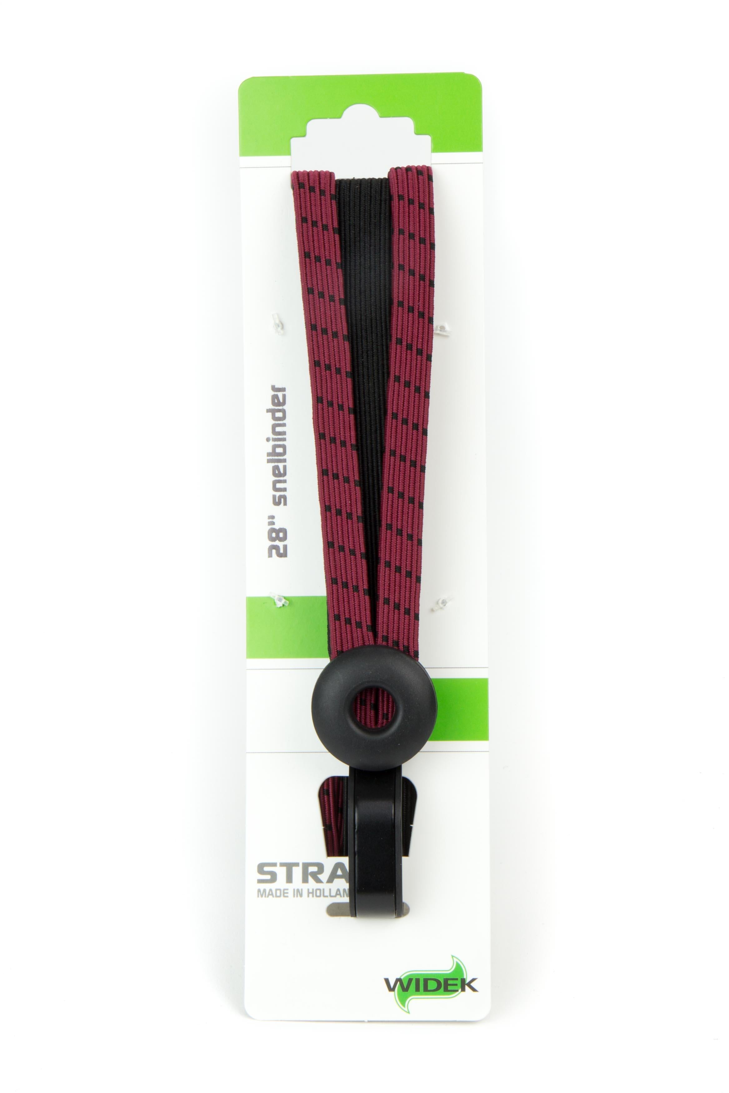 Widek Triobinder Öse mit Haken 24+2x12mm schwarz bordeaux