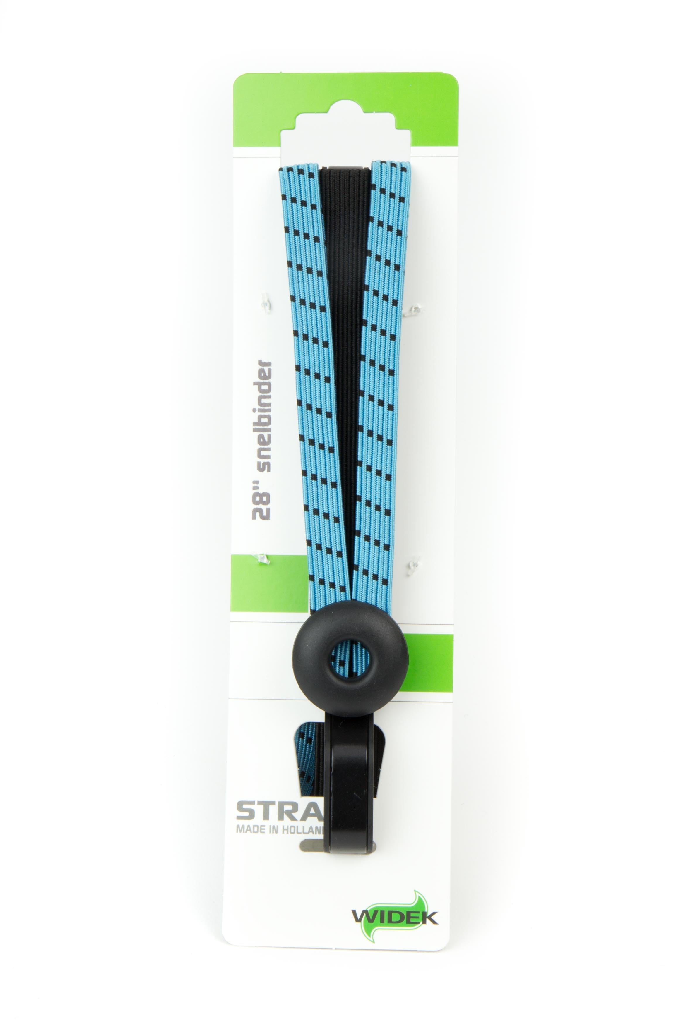 Widek triobinder eye met haak 24+2x12mm zwart babyblauw