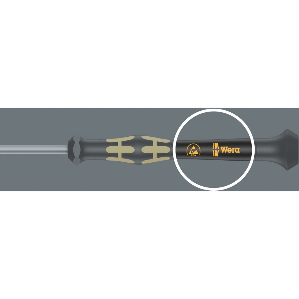 Wera 1550 6 esd elektronica - schroevendraaiers + houder, 6‑delig (zwart geel)