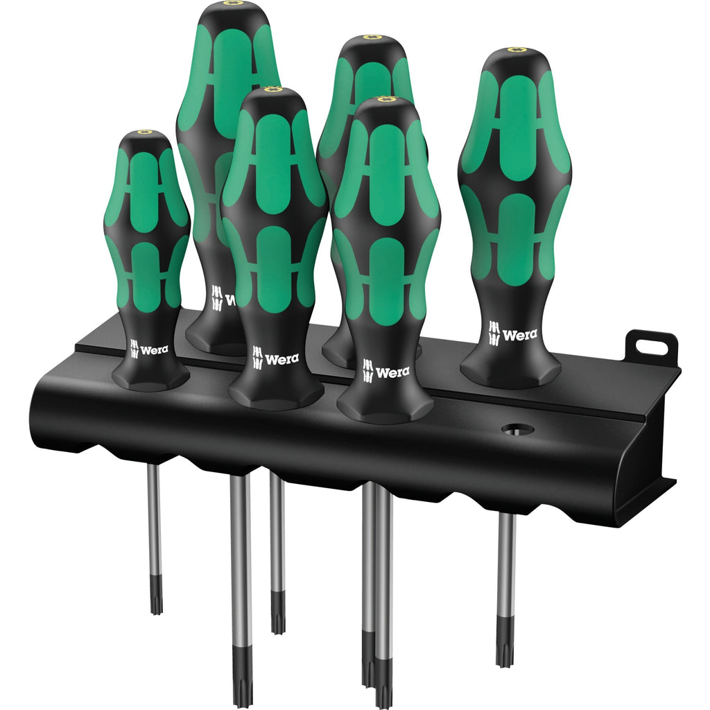Wera 367 6 schroevendraaierset kraftform plus (zwart groen, 6-delig)