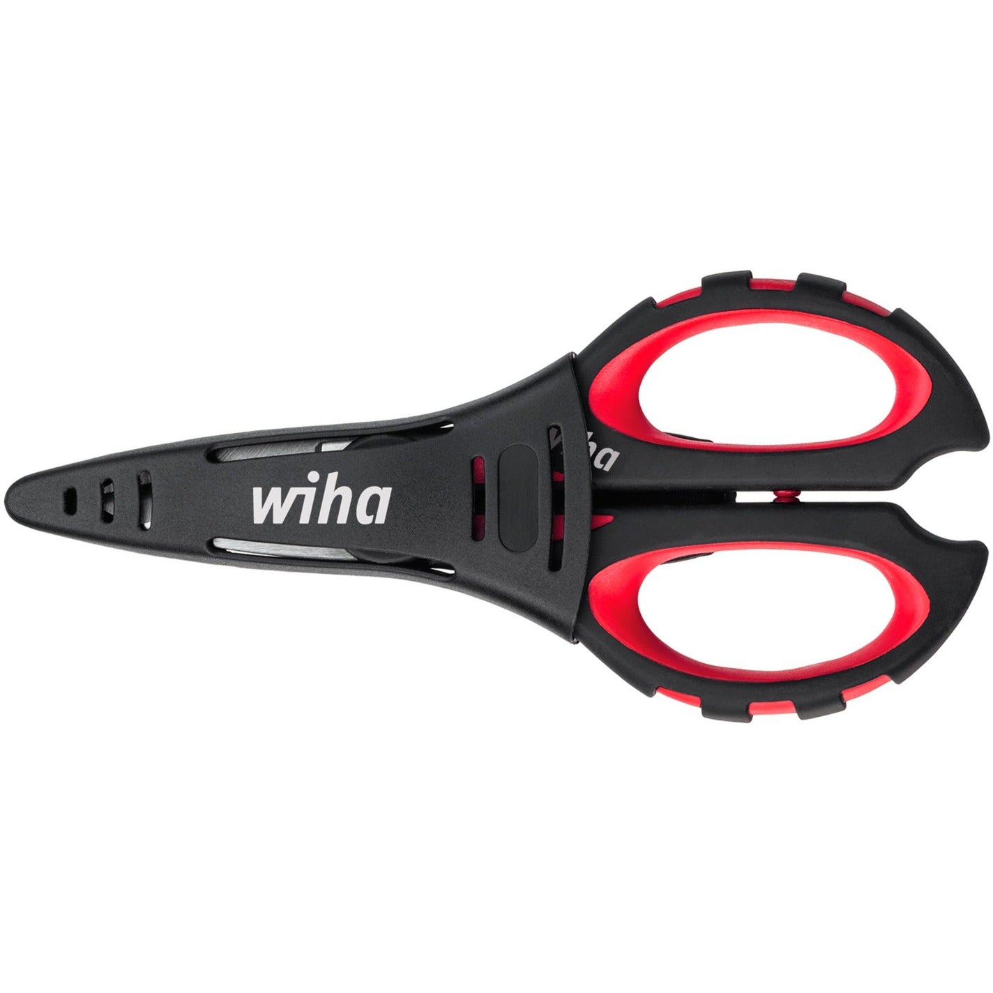 Wiha elektricienschaar met krimpfunctie in blister | 160 mm - 41923 - 41923