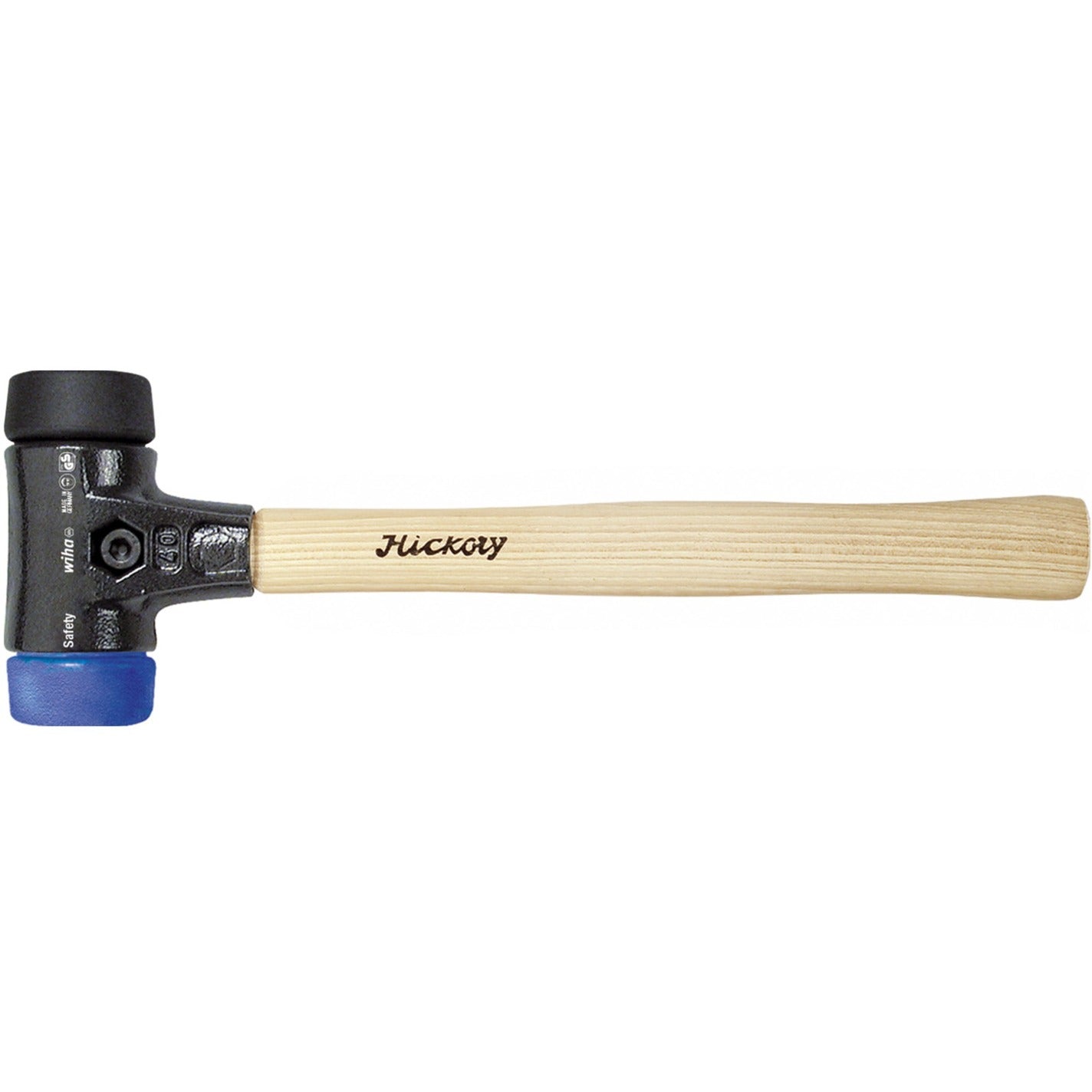 Ty wiha 83213030 kunststof hamer safe zacht middelzacht met hickorysteel, rond-slagkop 30, 290 mm - 26649
