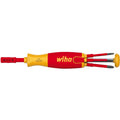 Wiha schroevendraaier met (ph, sl) bitmagazijn liftup electric (rood geel, 7‐delig)