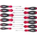 Wiha schroevendraaierset 302hk12 | 12-delig sleuf ph pzd tx | meercomponentengrepen | ronde kling | 1 stuk - 41002