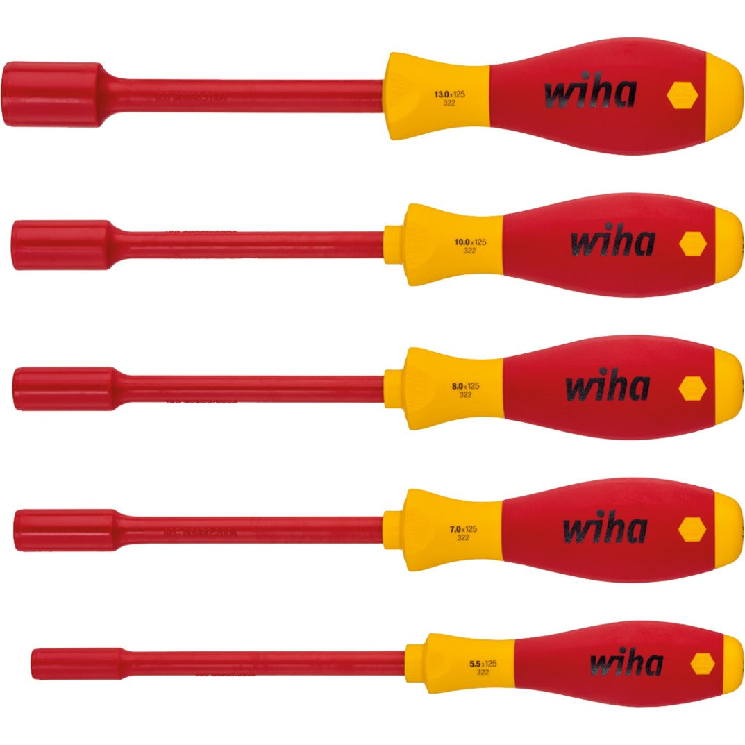 Wiha zeskantsteeksleutel-set | 5-delig | 5,5 | 1 stuk - 29466 - 29466