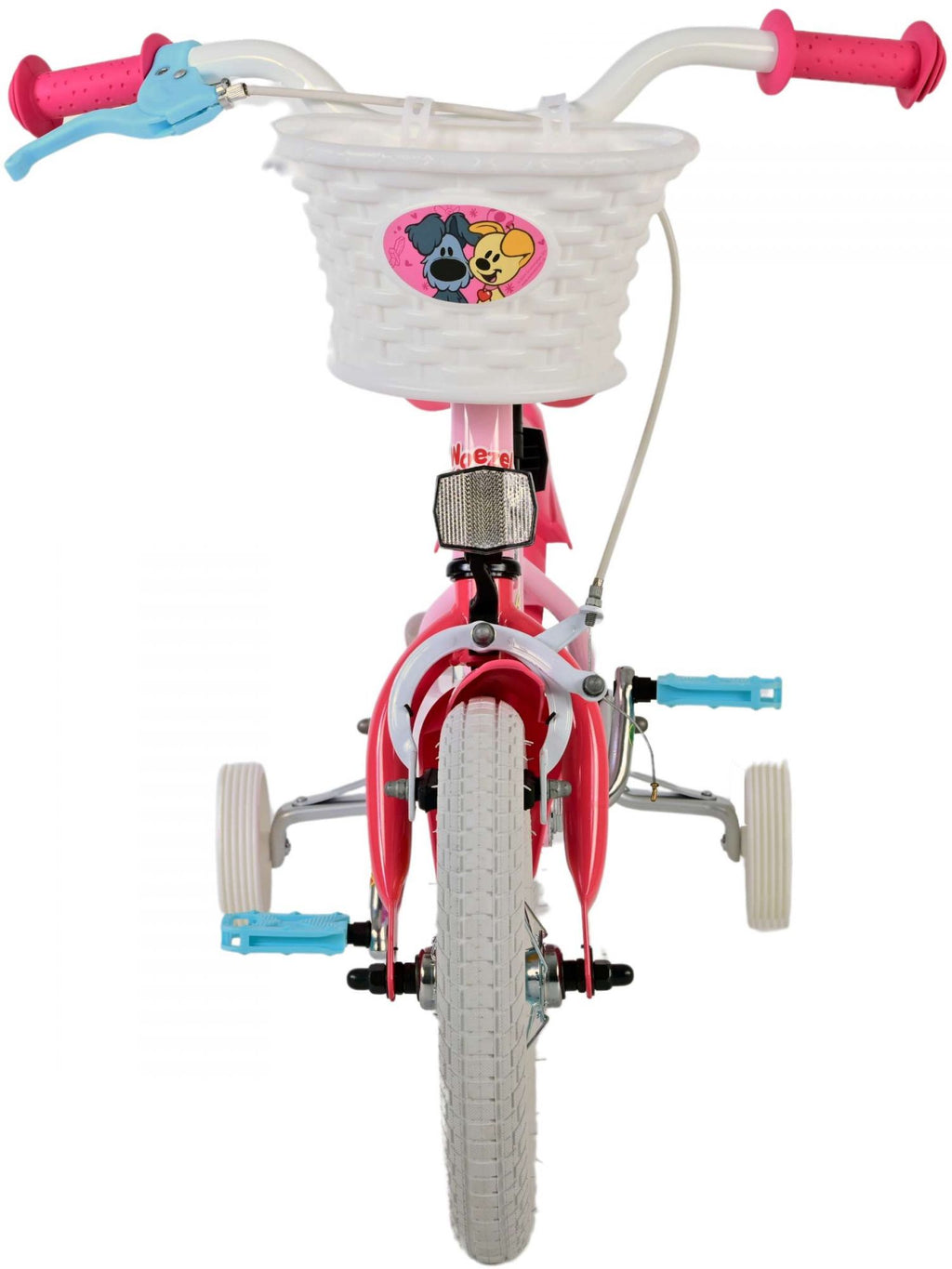 Volare woezel pip kinderfiets - meisjes - 12 inch - roze