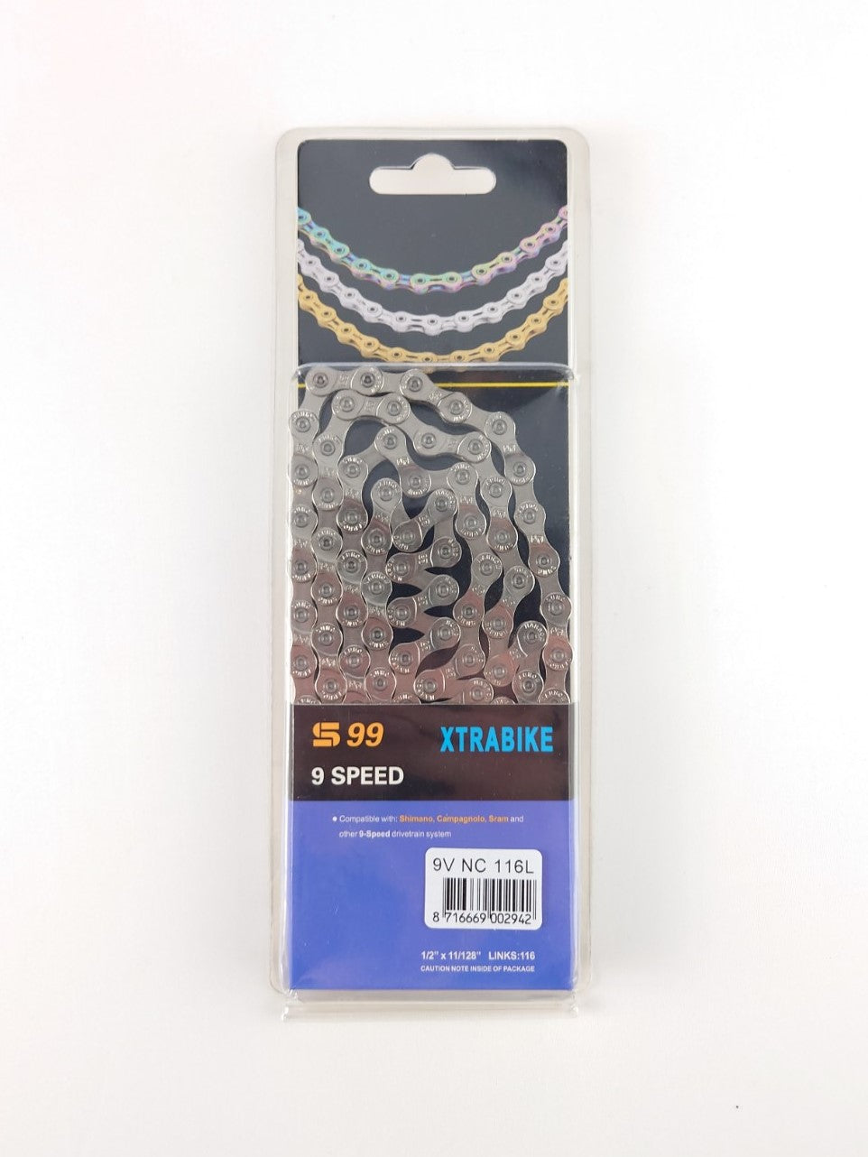 Xtrabike 9-fach NC 116l Kette