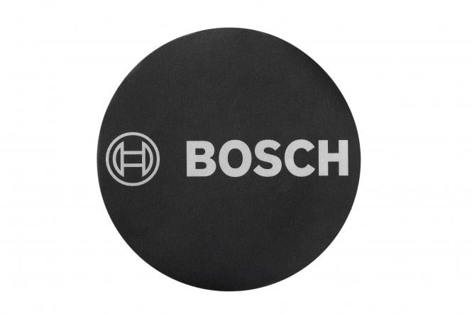 Bosch-Aufkleber auf der Motorabdeckung