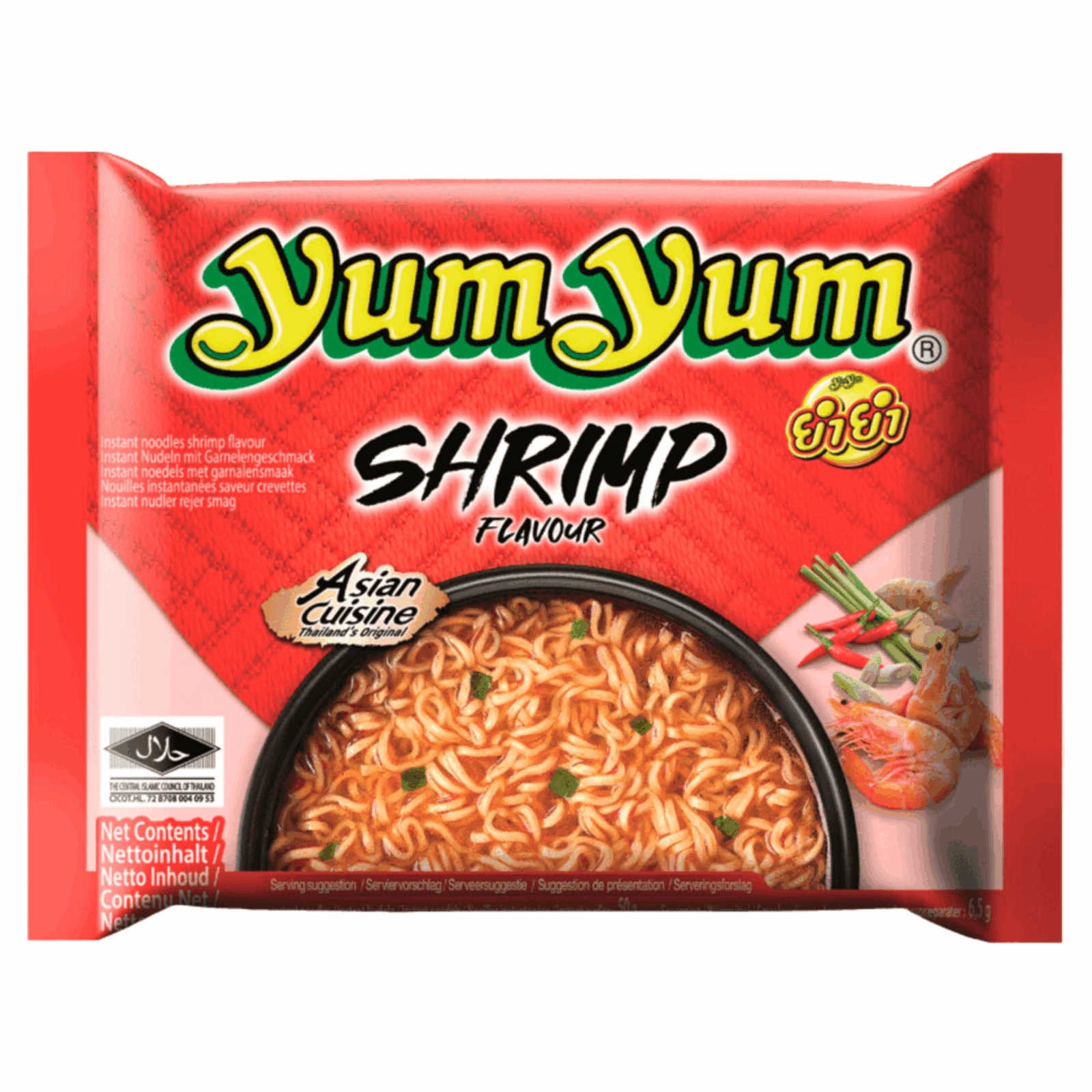 Yum yum garnalen noodles (30x 60gr)
