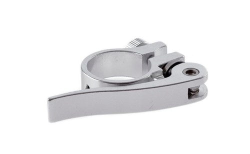 Mirage Sattelstützenklemme mit Schnellspanner 38,5 mm, Silber