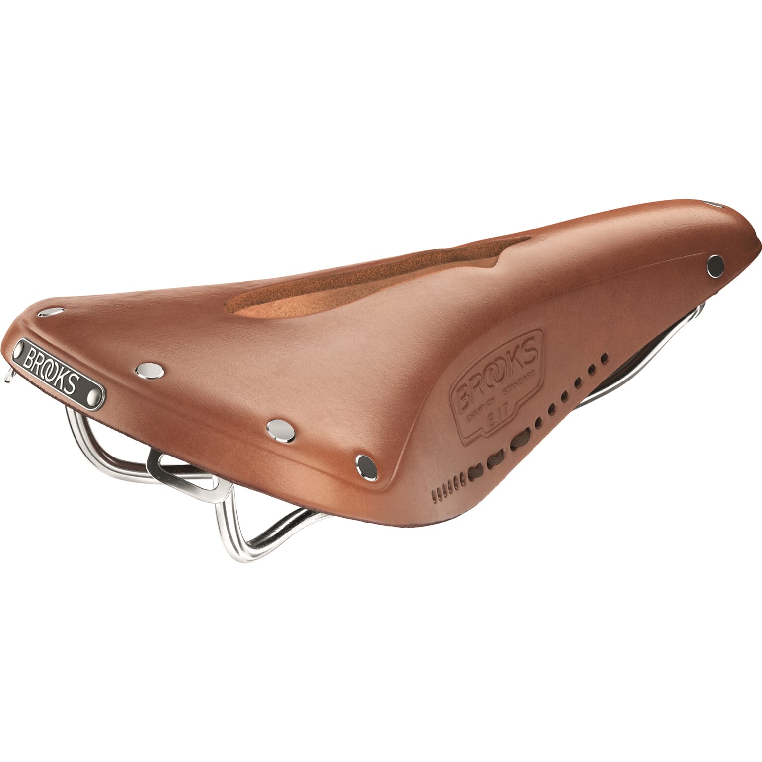 Brooks b17 carved - honey