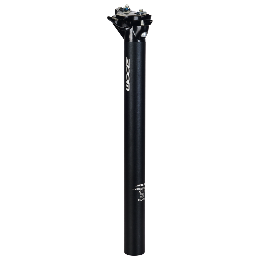 Hulzebos cycle parts b.v. zoom zadelpen 31.6 vast atb 2-bouten 350 mm. zwart