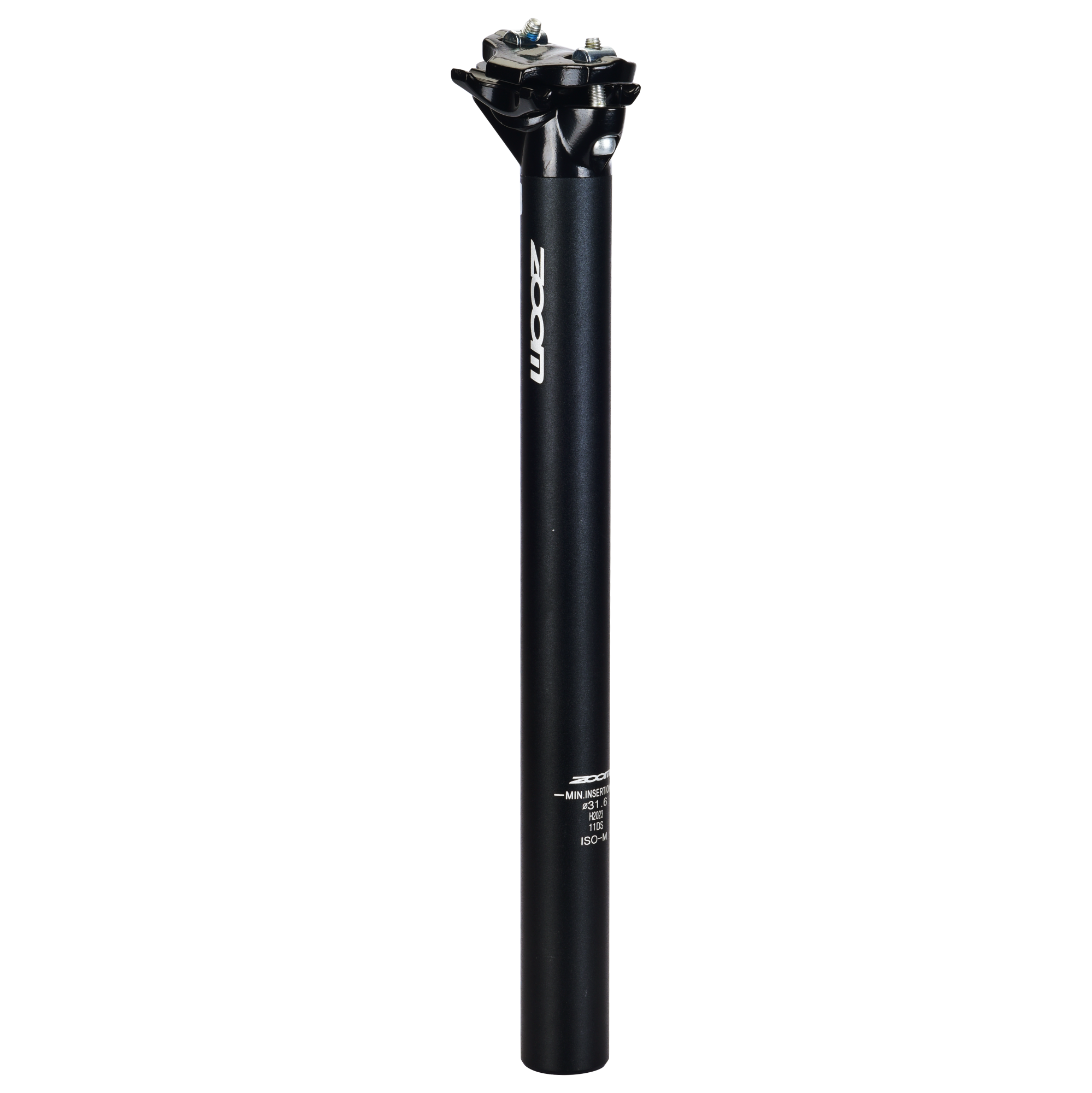 Hulzebos cycle parts b.v. zoom zadelpen 31.6 vast atb 2-bouten 350 mm. zwart