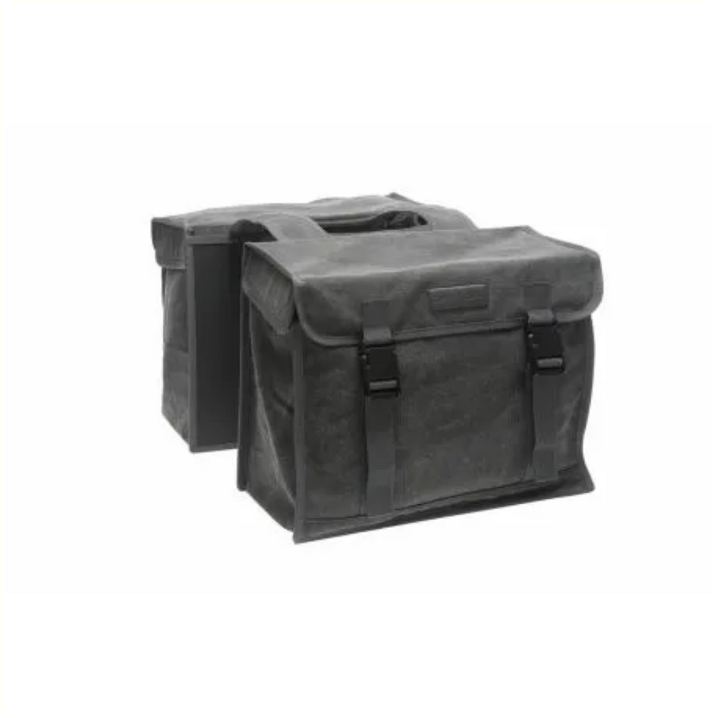 Neue Looxs Canvas Deluxe Doppel-Packtasche – 46 Liter – 39 x 18 x 33 cm (2 Stück) – Schwarz