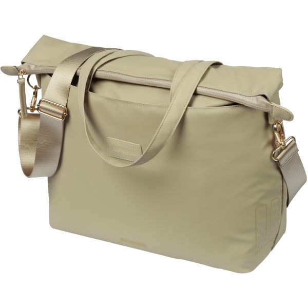 Basil Manhattan Pendler-Laptoptasche, 12 Liter, 12 x 38 x 30 cm – Taupe