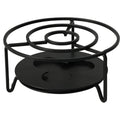 Excellent houseware rechaud rvs ø16xh8cm zwart