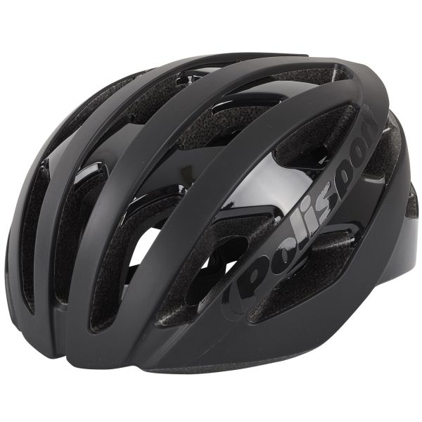 Polisport light pro fietshelm l 58-62cm mat zwart zwart