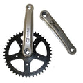 KURBELGARNITUR 44T 170mm Schwarz/Silber